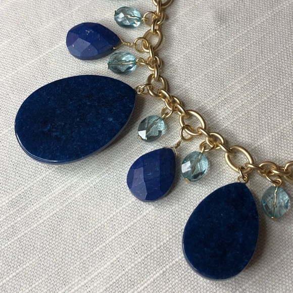 Carolee Semi-Precious Accents Blue Necklace - Picture 16 of 16